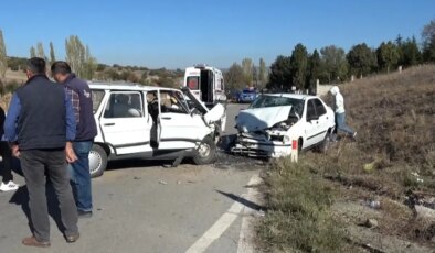 Kütahya’da Trafik Kazası: 4 Yaralı