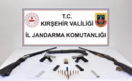 Kırşehir’de Arama: Çok Sayıda Silah ve Mühimmat Ele Geçirildi