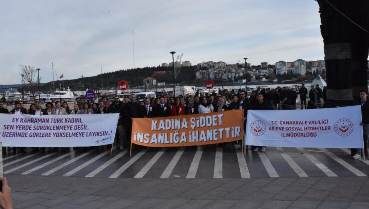 Çanakkale’den 25 Kasım’da Güçlü Mesaj: Kadına Şiddete Sıfır Tolerans!