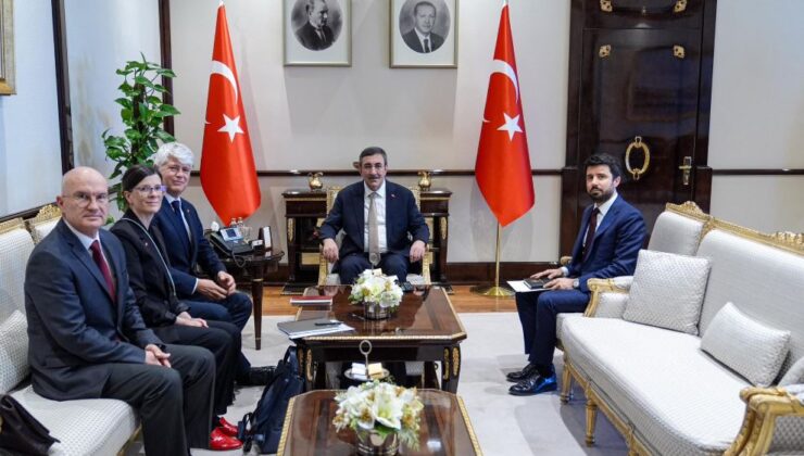 Cevdet Yılmaz, İsviçre Büyükelçisi Scheurer’i Kabul Etti