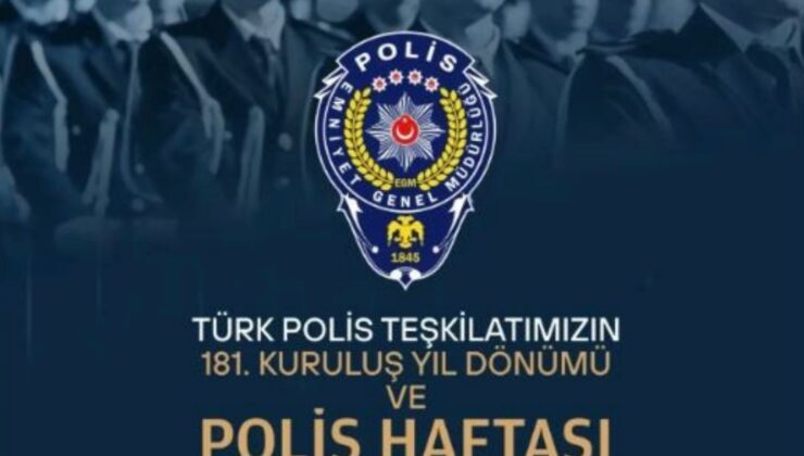 İstanbul Valisi Davut Gül’den Türk Polis Teşkilatı’nın 181. Yıl Dönümü Mesajı