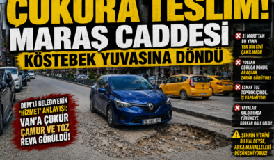 ŞEHRİN KALBİ ÇUKURA TESLİM! MARAŞ CADDESİ KÖSTEBEK YUVASINA DÖNDÜ