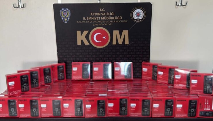 Aydın’da Kaçak Telefon Operasyonu: 100 Gümrük Kaçağı Cihaz Ele Geçirildi