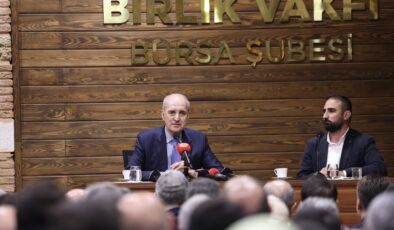 TBMM Başkanı Kurtulmuş Bursa’da Birlik Vakfı Cuma Meclisi Toplantısı’na Katıldı