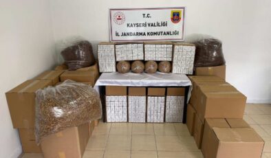 Kayseri’de Kaçak Tütün Operasyonu: 200 Kilo Tütün Ele Geçirildi