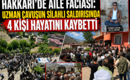Hakkari’de aile katliamı: Uzman çavuş eşini ve 3 yakınını silahla öldürdü