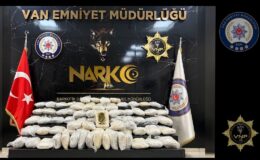 Van’da 48 kilo esrar ele geçirildi