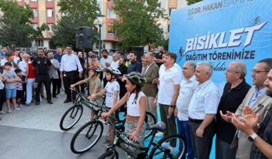 Bahçelievler’de geleneksel bisiklet dağıtımı: 100 çocuk bisikletine kavuştu