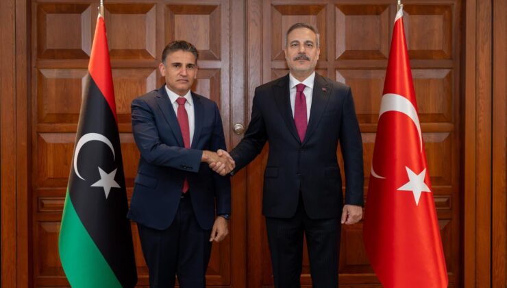 Bakan Fidan, Libya Genelkurmay Başkan Vekili Nemruş İle Görüştü