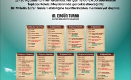 Fatih’te ‘Bir Milletin Zafer Günleri’ Etkinlikleri Başlıyor