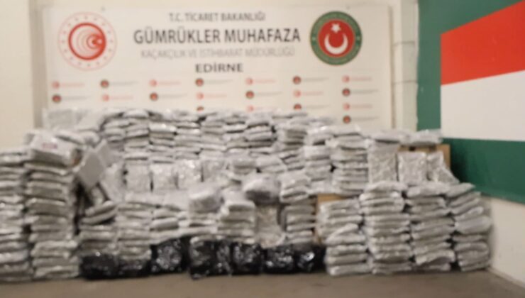 Kapıkule Gümrük Kapısı’nda 810 Kilogram Esrar Ele Geçirildi