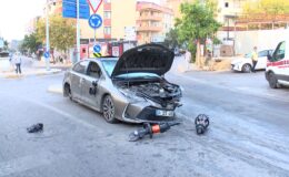 Kartal’da kontrolden çıkan otomobil 3 araca çarptı: 2 yaralı