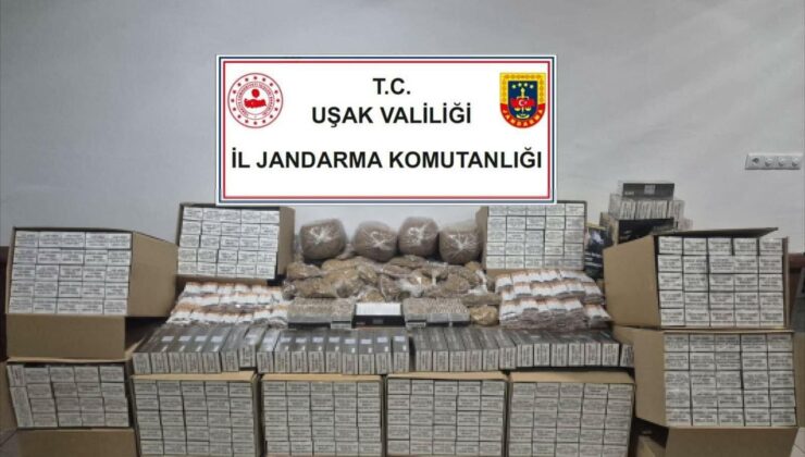 Uşak’ta Jandarmadan Uyuşturucu Ve Kaçak Tütün Operasyonu: 2 Şüpheli Yakalandı